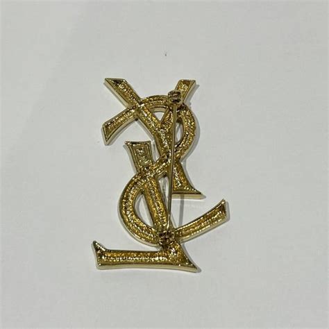 ysl brosche gebraucht|Saint Laurent Brooches & Pins .